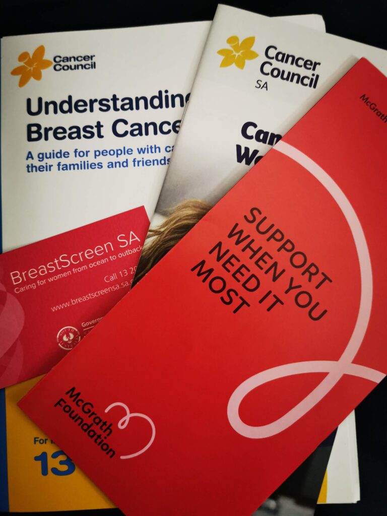 breast cancer booklets